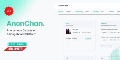 AnonChan - Anonymous Imageboard Platform