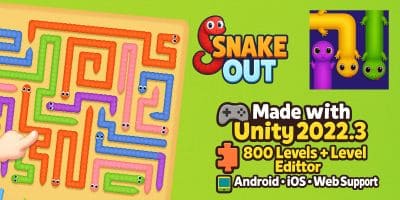 Snake Escape Puzzle - 800 Levels And Level Editor 